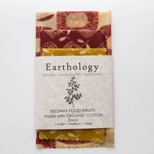 Load image into Gallery viewer, Earthology 3 Pack Beeswax Wraps